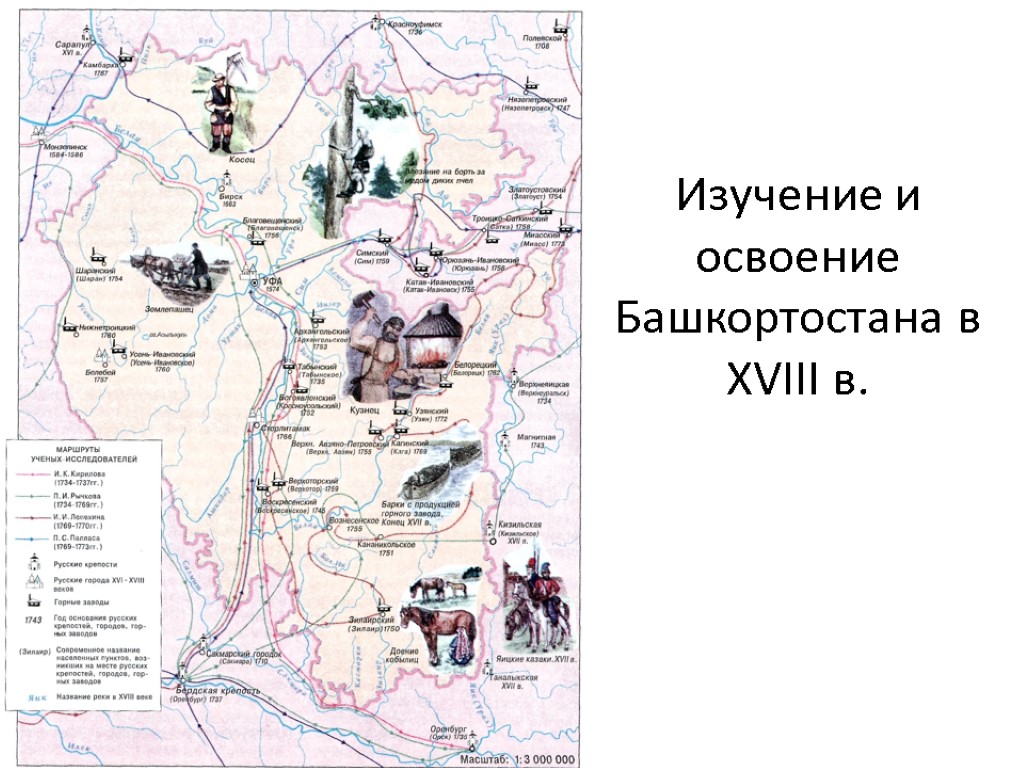 Изучение и освоение Башкортостана в XVIII в. ЧМШШШ